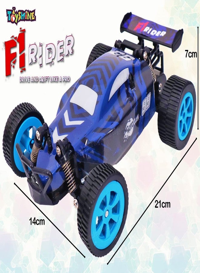 توي شاين سيارة توي شاين موتو كلون إف 1 رايدر للتحكم عن بعد، نظام 2.4 جيجاهرتز، مقياس 1:18، نظام تعليق فعال - أزرق - Image 5